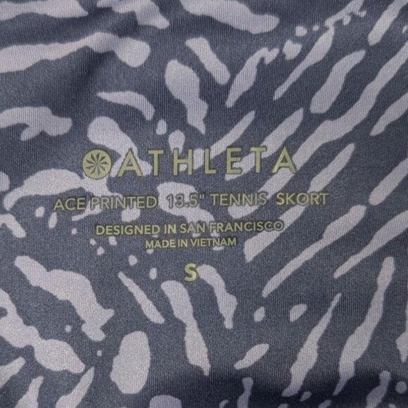 Athleta Ace Tennis Skort Skirt 13.5" Womens Small Golf Running Pickleball - Picture 3 of 7